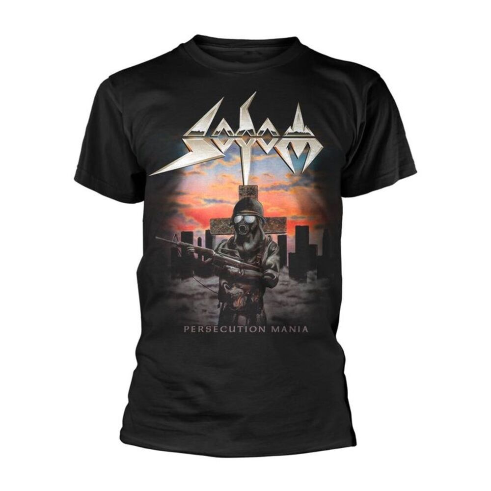 Sodom Unisex Adult Persecution Mania T-Shirt / Black - Picture 1 of 2